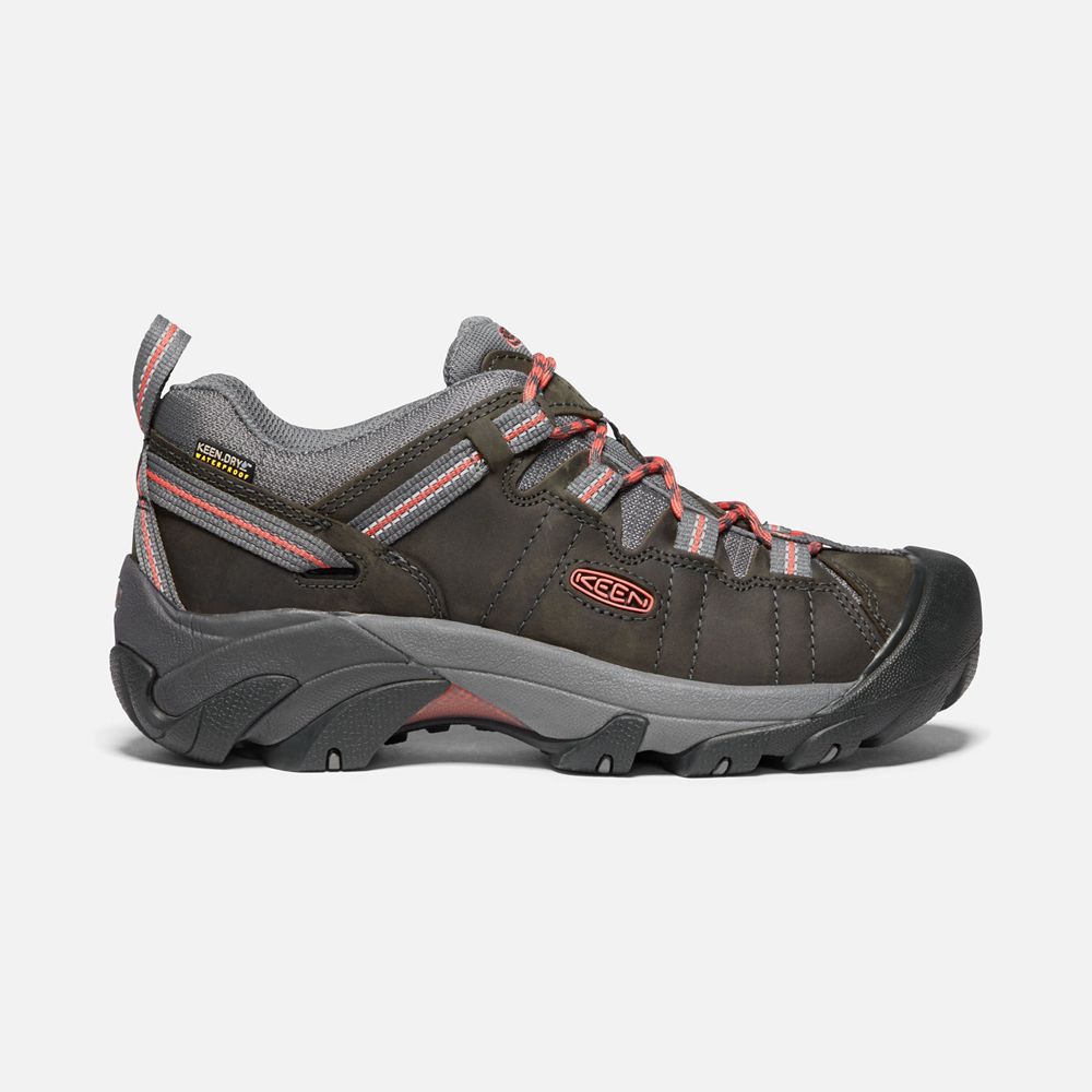 Keen Outdoor Ayakkabı Kadın Siyah Kahverengi - Targhee Ii Waterproof - Türkiye GSBQ96140